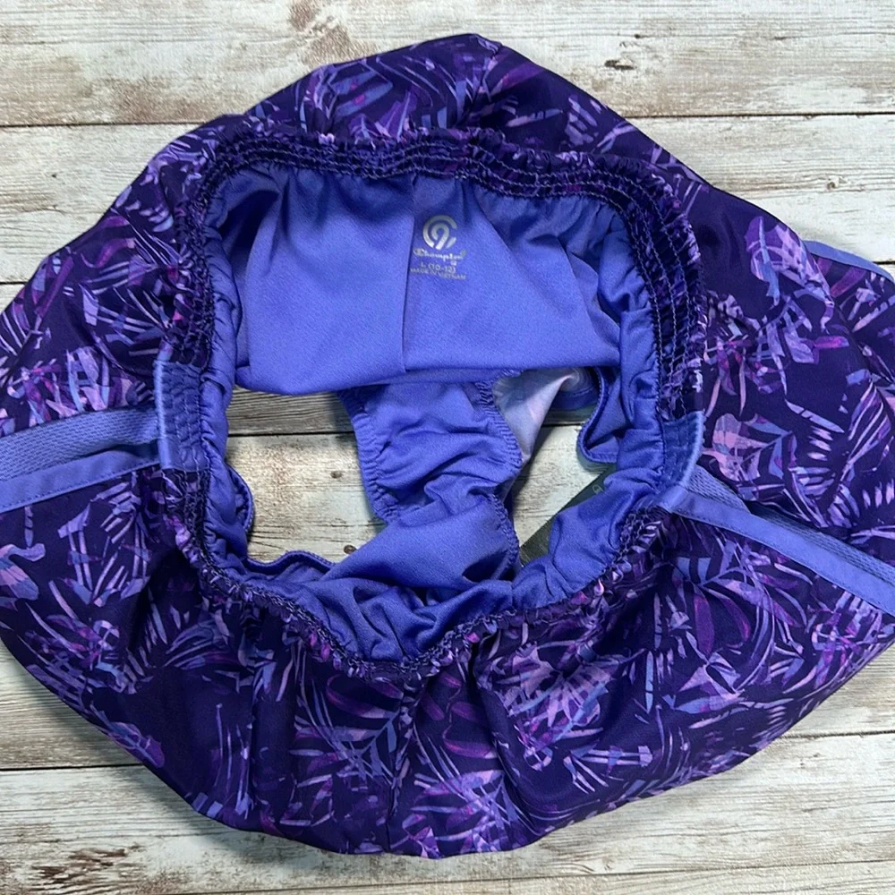 Champion Girls Athletic Shorts & Tank Top Bundle sz 10-12 Track Pink Purple